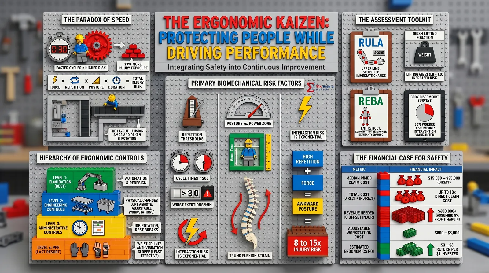 Ergonomics in Kaizen infographic thumbnail